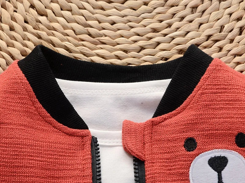 Baby Boy Clothing set fashion Cotton Hooded Tops+Pants 3pcs Outfits Infnat Boys Tracksuit newborn kids clothes Sets