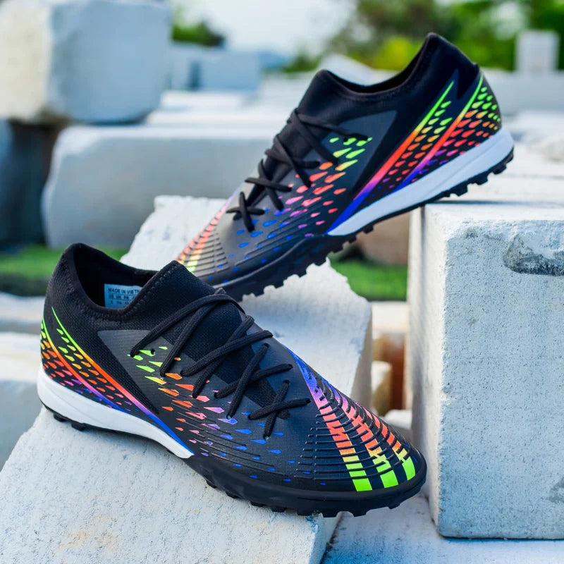 Soccer Shoes Men's Women TF/FG Football Boots Non-Slip Cleats Traning Grass Sneakers Teenagers Outdoor Breathable Sport Footwear