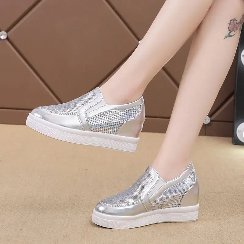 Spring Autumn Slip On Shoes for Women Y2k Fashion Trends 2025 Comfortable and Elegant Korean Original Offer New Woman Footwear