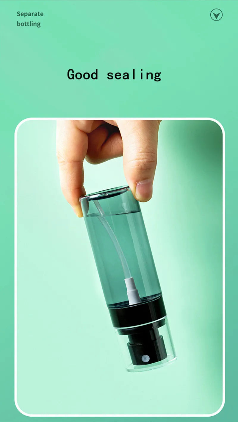 30/60/80/100/120ml Alcohol Sterilised Spray Bottle Cosmetics Toner Dispenser Bottle On-the-go Spray Empty Bottle Portable Travel