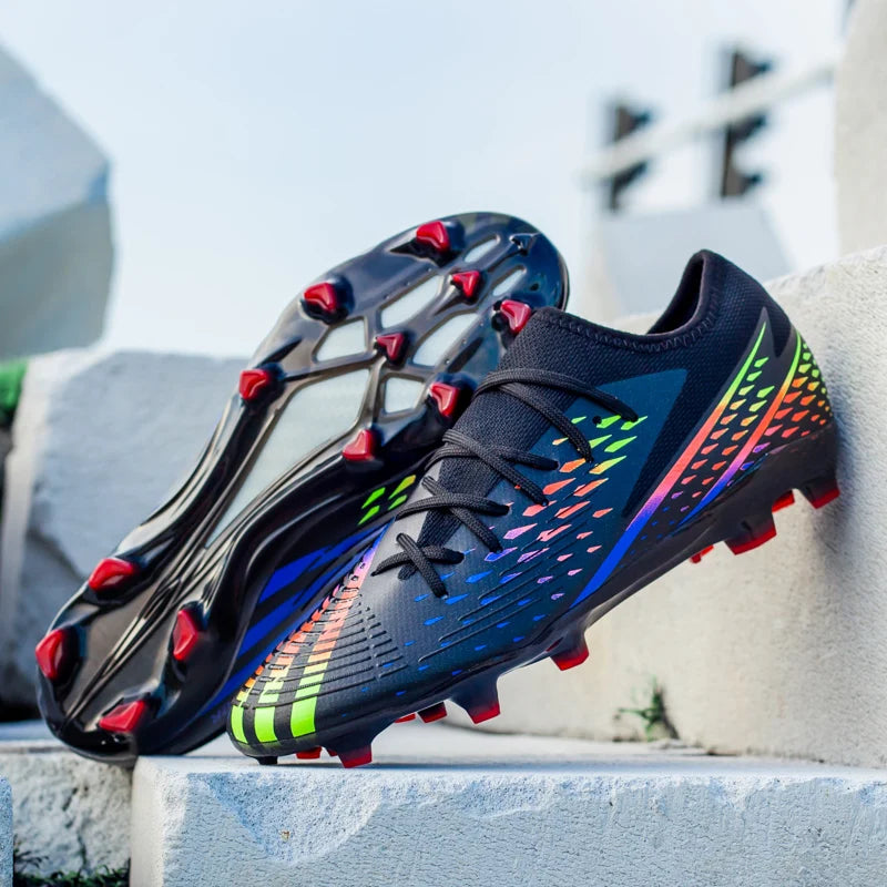 Soccer Shoes Men's Women TF/FG Football Boots Non-Slip Cleats Traning Grass Sneakers Teenagers Outdoor Breathable Sport Footwear