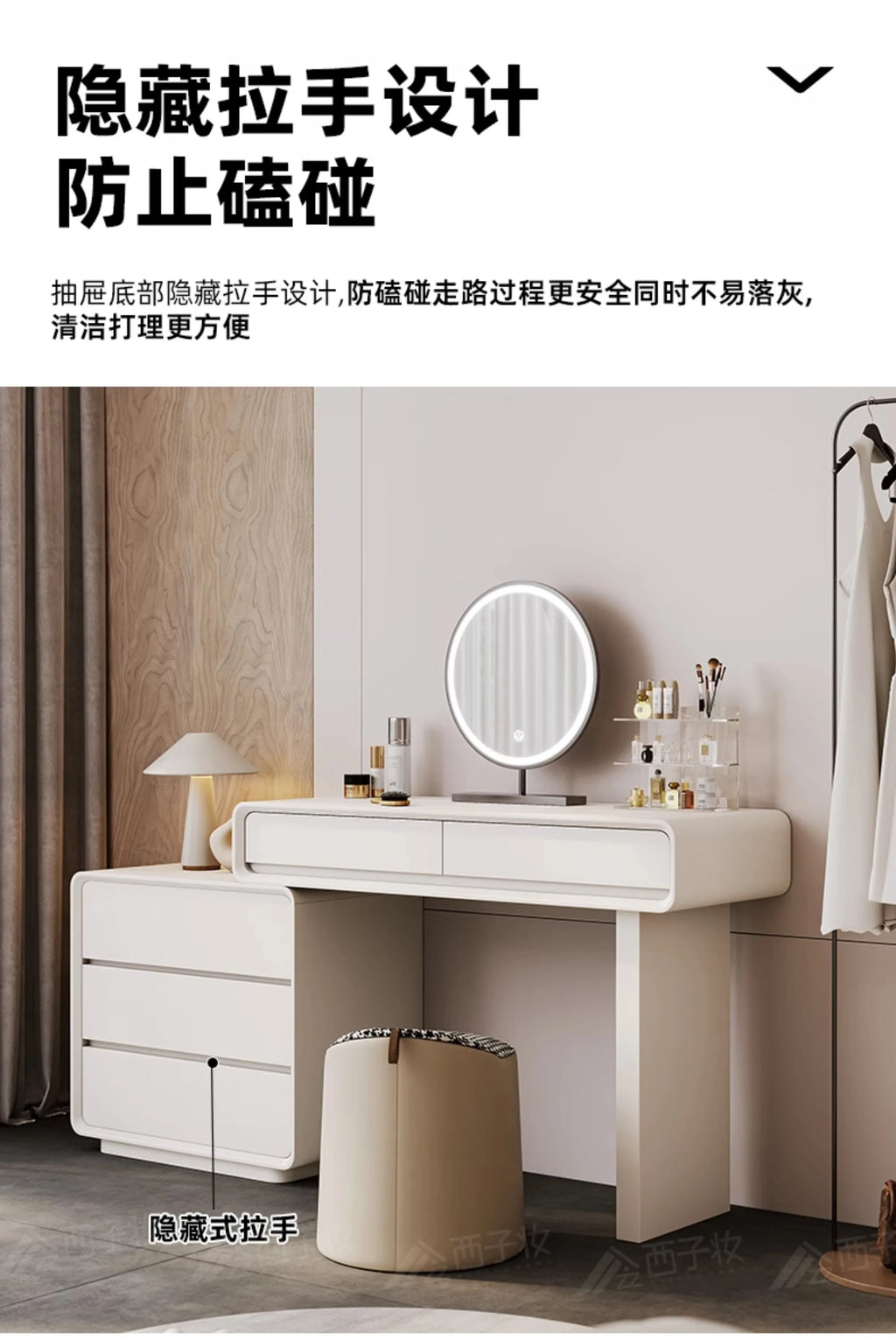 Modern Vanity Table Decoration BedroomLuxury Vanity Table Dresser Drawer Coiffeuse De Chambre Maquillage Bedroom Furniture