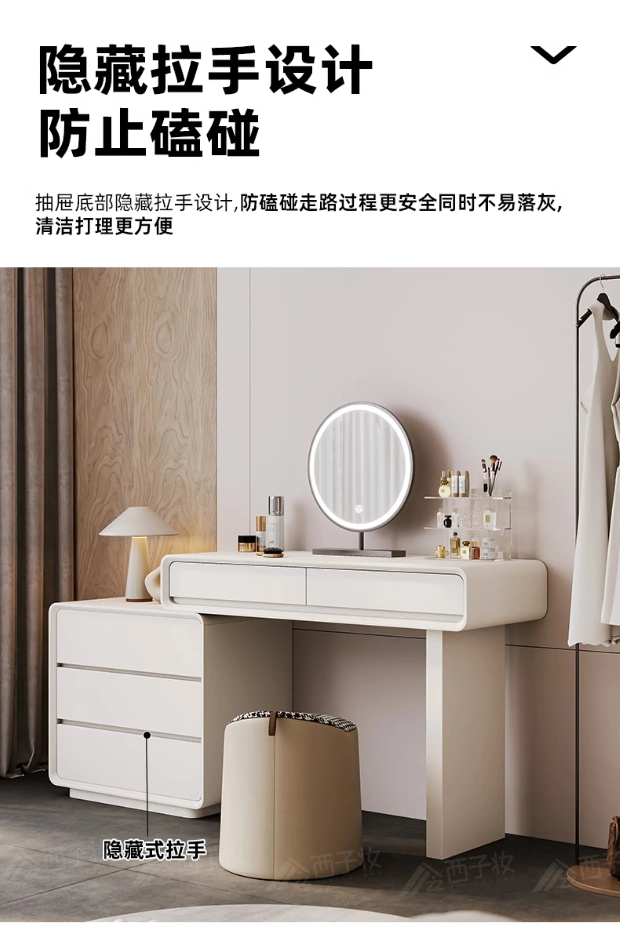 Modern Vanity Table Decoration BedroomLuxury Vanity Table Dresser Drawer Coiffeuse De Chambre Maquillage Bedroom Furniture
