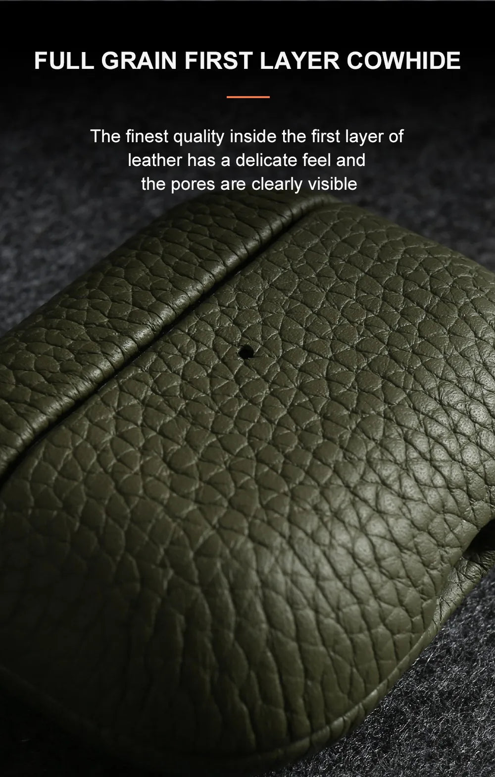 Genuine Leather Case For Airpods Pro 2 Cases Airpods 2 3 Bag Luxury Handmade Wireless Bluetooth Earphone Box Protective shell