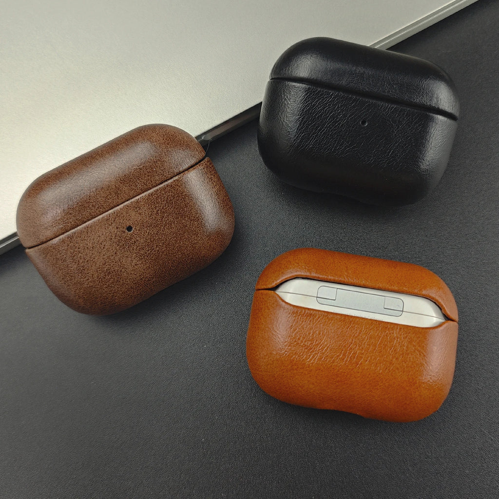 Leather protective case For AirPods Pro3 headphone case, AirPods pro/pro2/4/3/2 full cover headphone case