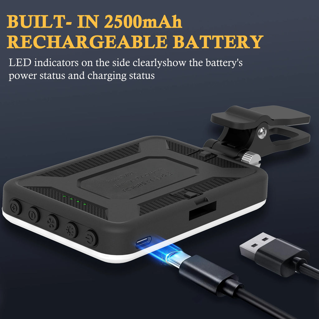 60 LED High Power Rechargeable Clip Fill Video Conference Light with for Iphone, Android, Ipad, Laptop, for Makeup Tiktok Selfie