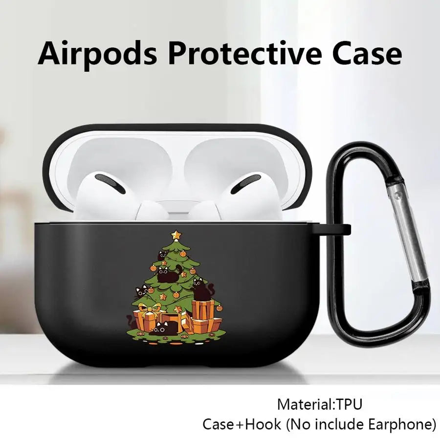 Case For Airpods 1 Pro2 4 Pro Pro3 2 3 Earphone Cases Cover Cartoon Cute Cat