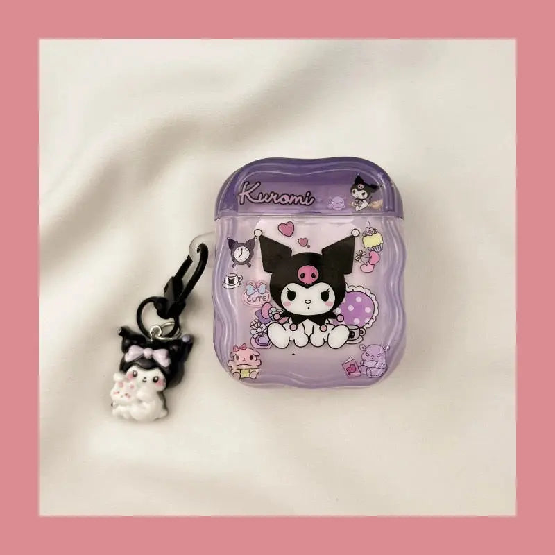 Cute Cartoon Case for AirPods 4 Protective Case for AirPods Pro2 Pro3 Pro 3 2 1 Headphone Case with Keychain