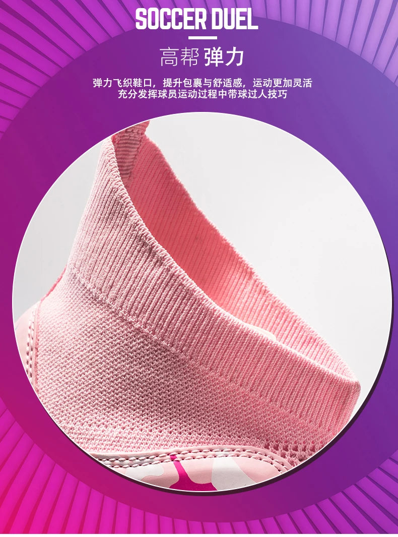 FG Studs Double Star Soccer Cleats with Anti Slip Grip for Superior Traction and Stability on Field