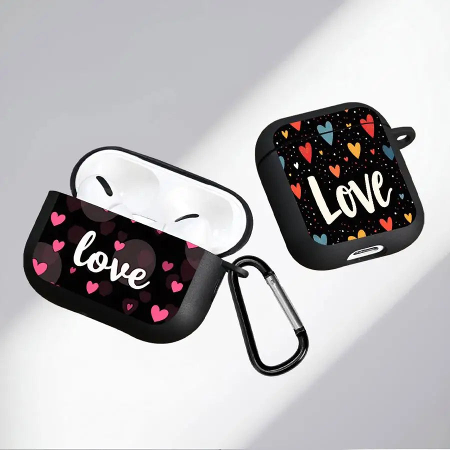 Earphone Cases Cover Case For Airpods 1 Pro3 2 3 Pro2 4 Pro Color Heart Love