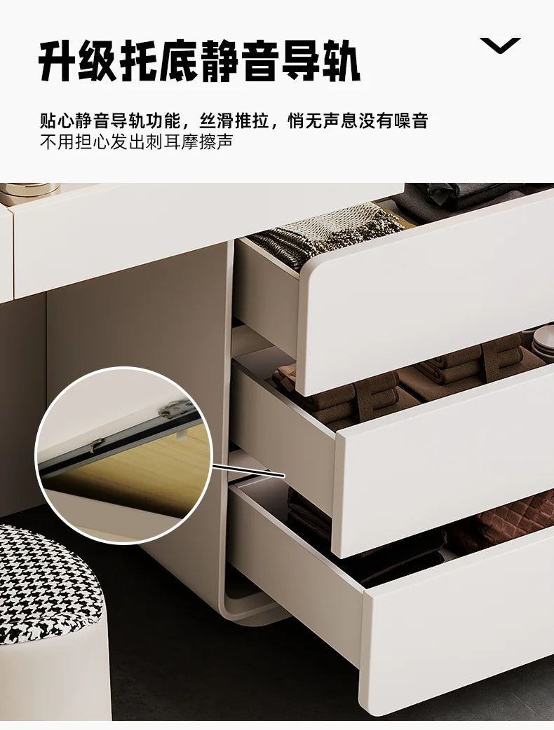 Modern Vanity Table Decoration BedroomLuxury Vanity Table Dresser Drawer Coiffeuse De Chambre Maquillage Bedroom Furniture