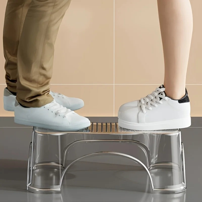 Modern Toilet Stool - Waterproof, Non-Slip Footrest for Adults & Elderly. Easy-Clean, No Electricity.
