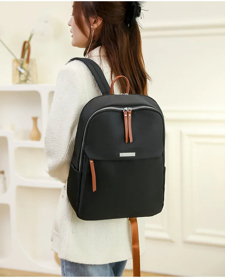 Men Backpacks Women Oxford Waterproof Rucksack Business Computer Bag Casual Travel Backpack Senior High School Student Schoolbag