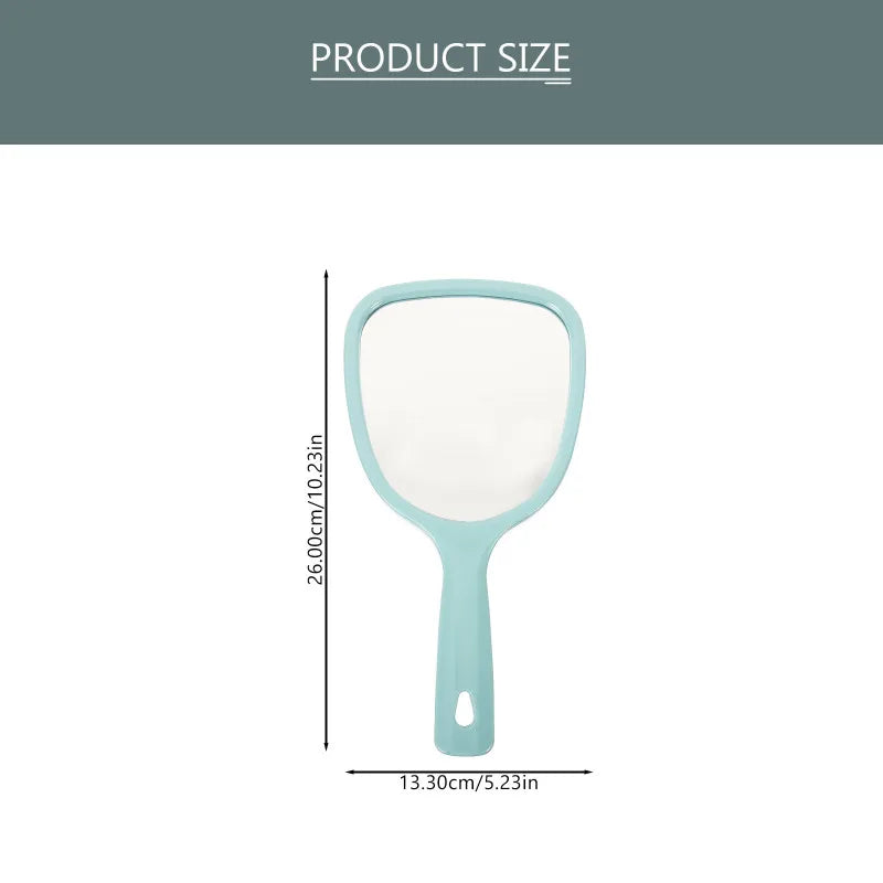 Dormitory Small Makeup Mirror Mini Portable Portable Mirror Small Handheld Handle Mirror Beauty Salon Makeup Mirror