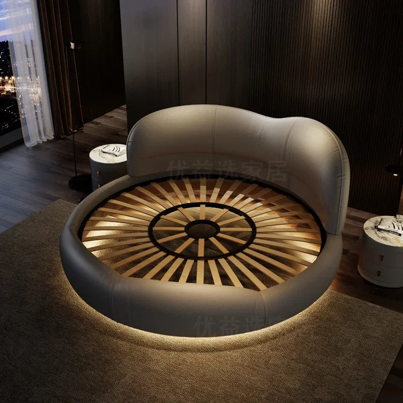 Girls Design Bed Double Luxury Children Bedroom Frame Simple Bed European Tatami Beauty Nordic Wooden Beliche Outdoor Furniture