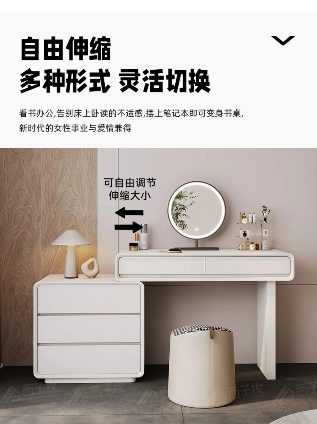 Modern Vanity Table Decoration BedroomLuxury Vanity Table Dresser Drawer Coiffeuse De Chambre Maquillage Bedroom Furniture