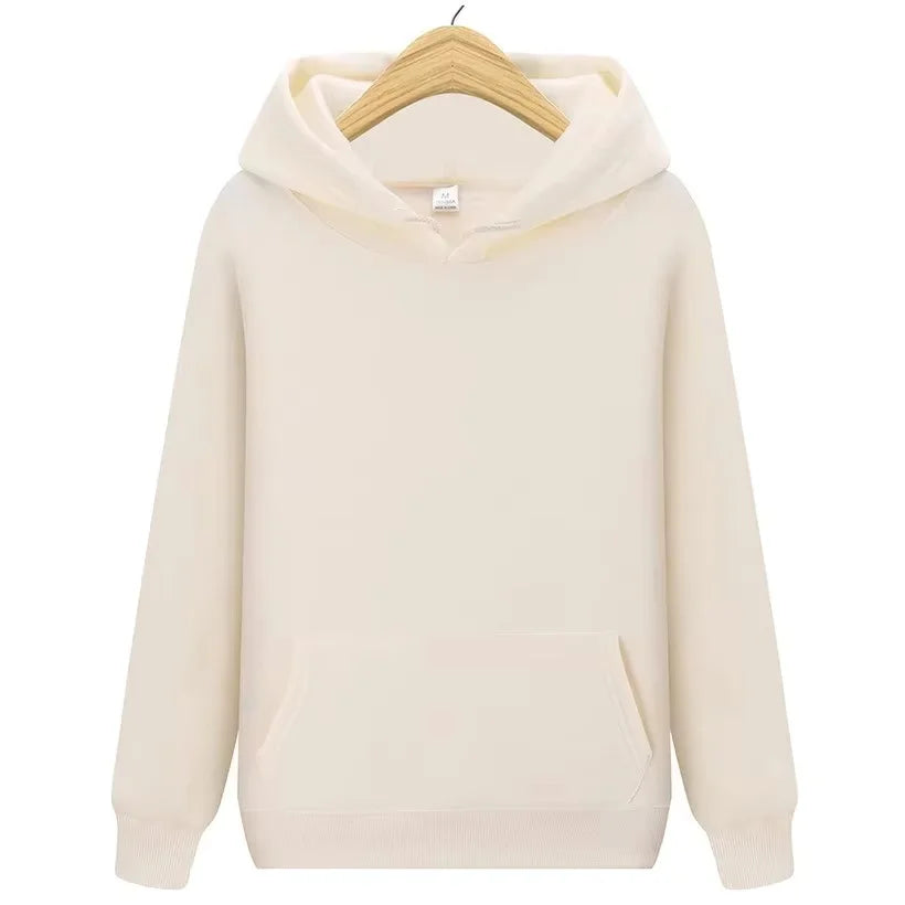2025 new autumn hoodie fashion  color hooded loose sports sweater large comfortable casual couple pullover comfortable sweater