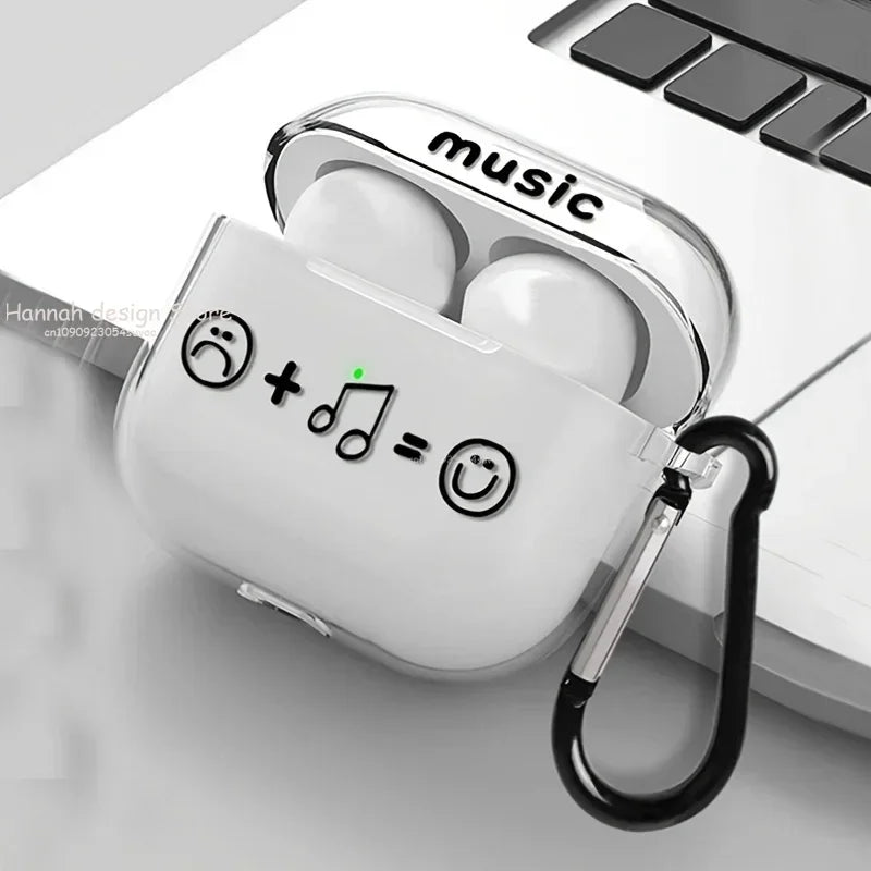 Music Player Protective Case for Wireless Headset for Airpods 1/2 Case Airpods3 Airpods Pro Generation Tpu Case Gift