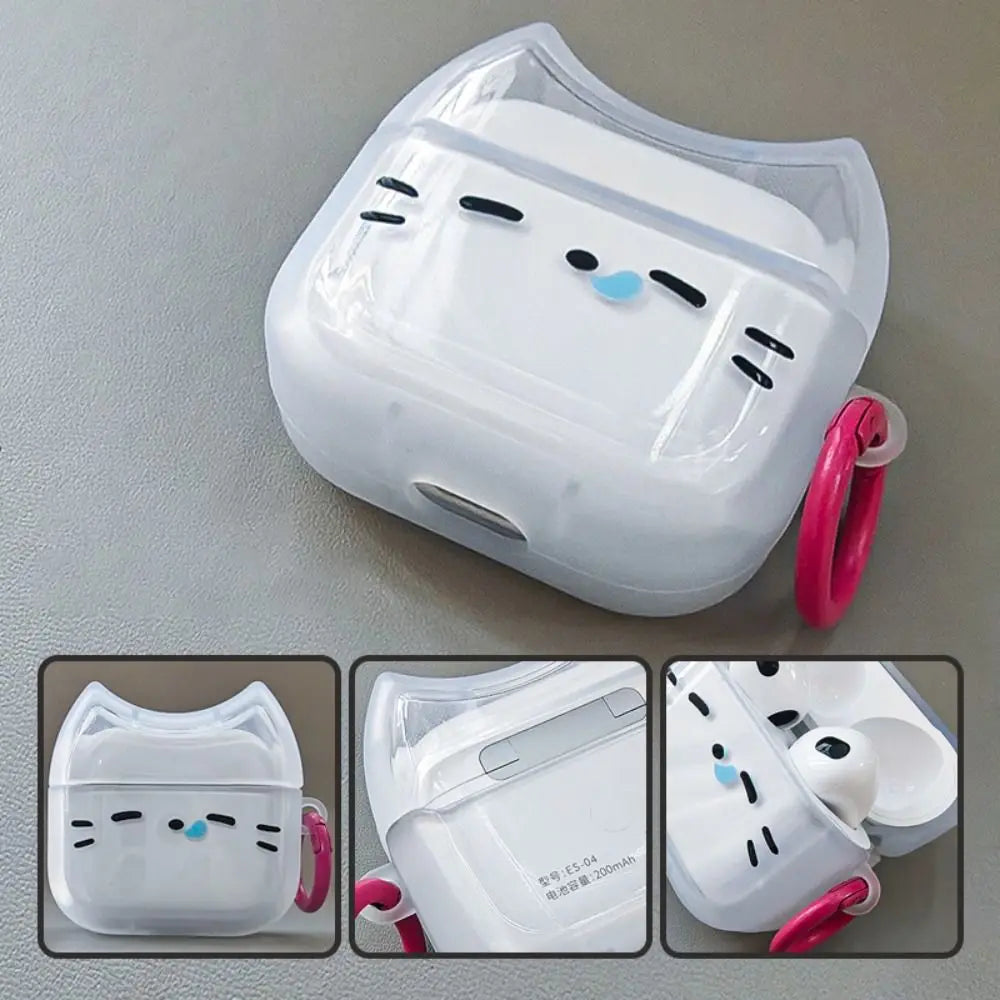 New Cartoon Anti-Fall Earphone Case for AirPods 1/2/3/4/pro/pro2/3  Tassels Dustproof Shockproof Silicone Earbuds Protective Box