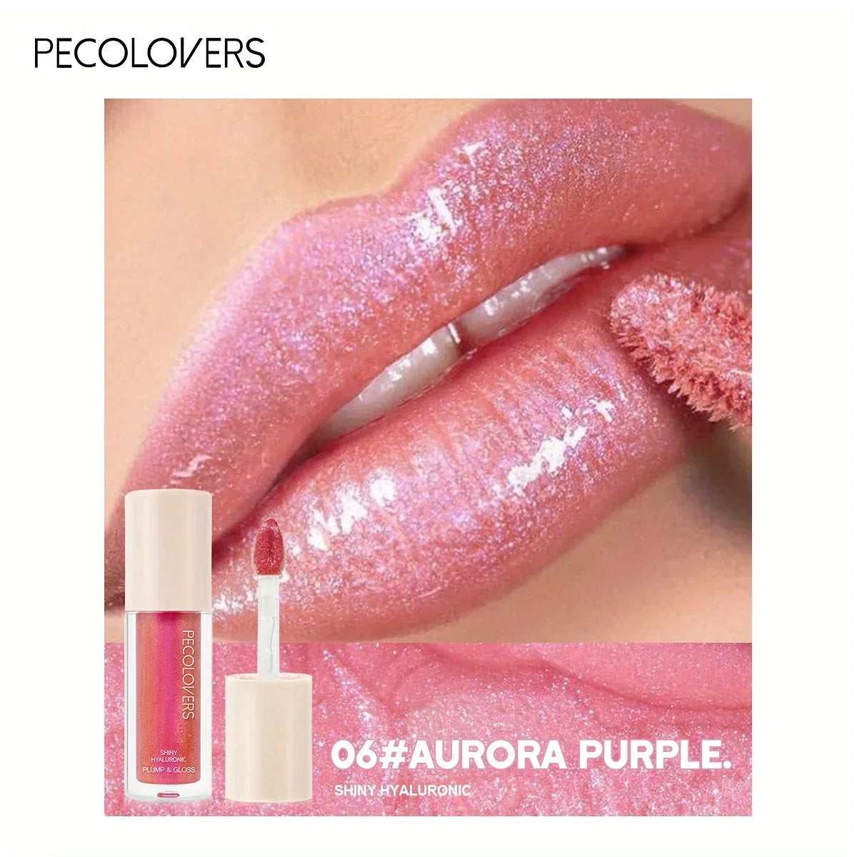 High Shine Lip Gloss,Moisturizing,Long-Lasting  Lip Glaze,Lightweight,Shimmer Lip Gloss,Perfect for Party Makeup