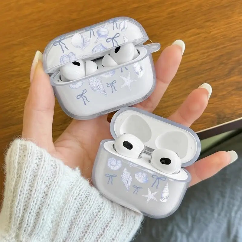 Cute Colorful Bow Earphone Case for Airpods 4th 3rd 2 Pro 3 Shockproof Cover for Airpod 2 3 1 Protective Accessorie Shell Fundas