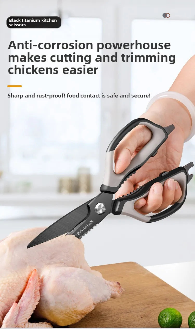 Kitchen Scissors All Purpose  kitchen gadgets utensils Stainless Steel Cooking Shears for Cutting Meat Food Fish Poultry