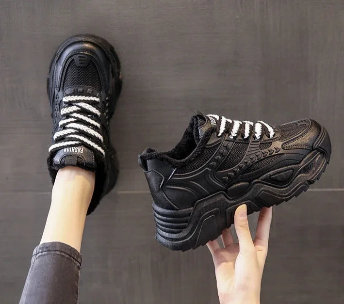 Sports Shoes for Women Athletic Round Toe High on Platform Woman Footwear Sneakers Sale Designer Luxury Offers Vulcanized Shoe H