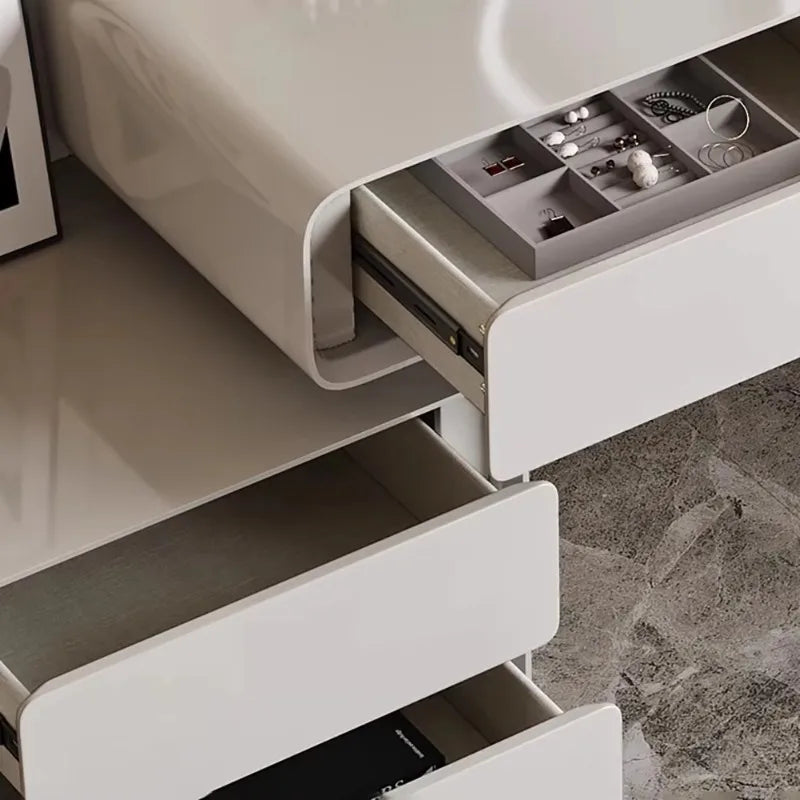 Modern Vanity Table Storage Dressing Mirror Vanity Table Drawer Makeup Tocador De Maquillaje Mueble Con Espejo Bedroom Furniture