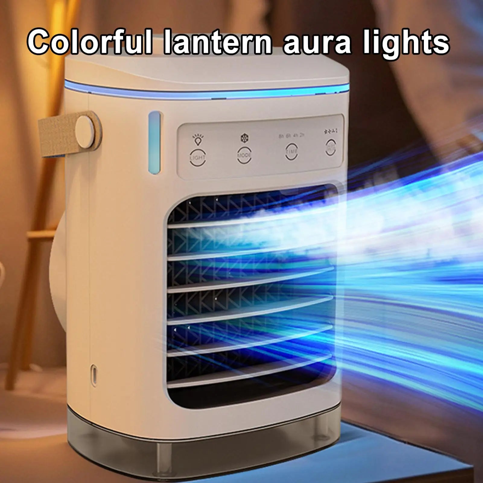 Cooler Fan For Room Cool Air Fan Personal AC Cooler Cool Gadgets Quiet With Timer Small Rechargeable Humidifier Evaporative