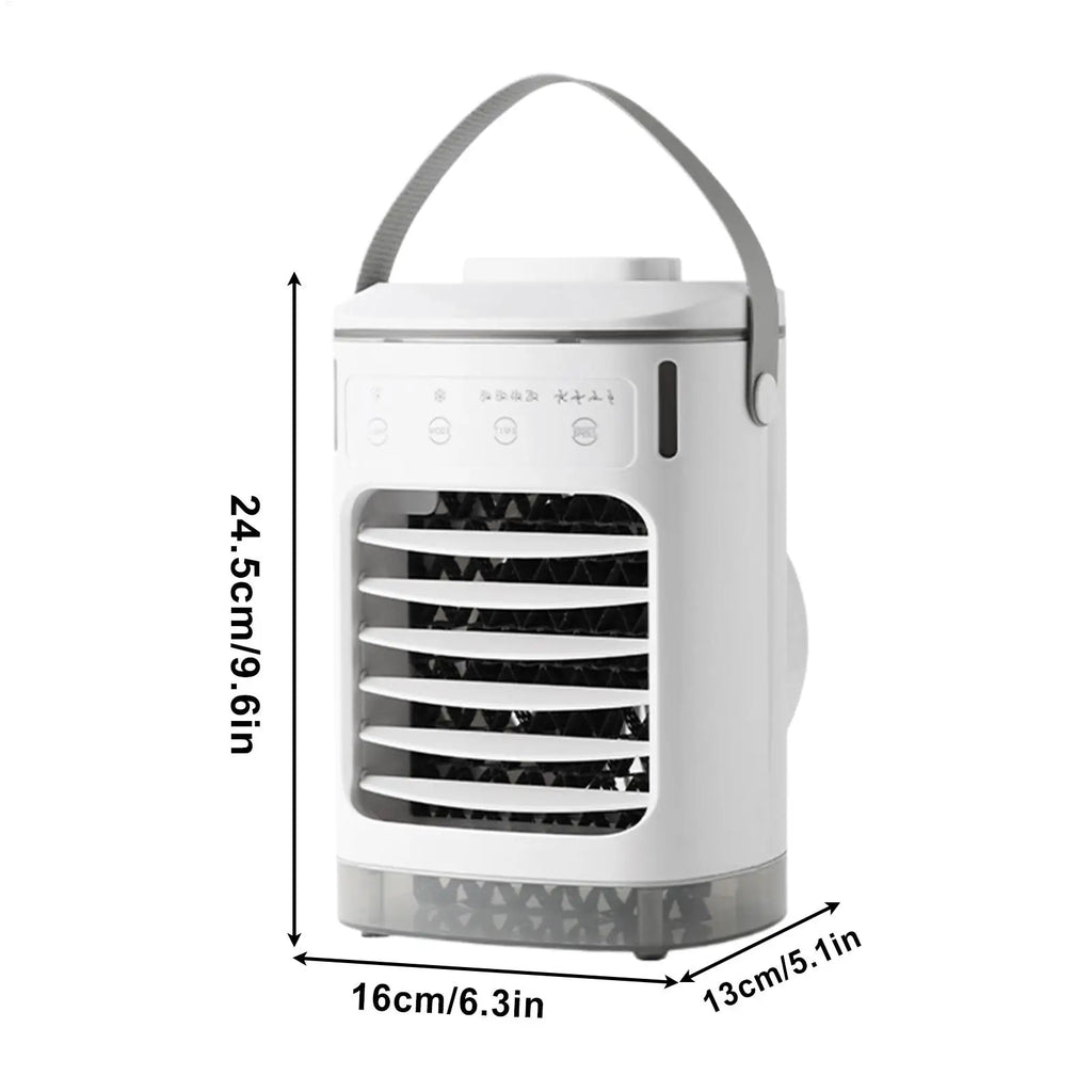 Cooler Fan For Room Cool Air Fan Personal AC Cooler Cool Gadgets Quiet With Timer Small Rechargeable Humidifier Evaporative