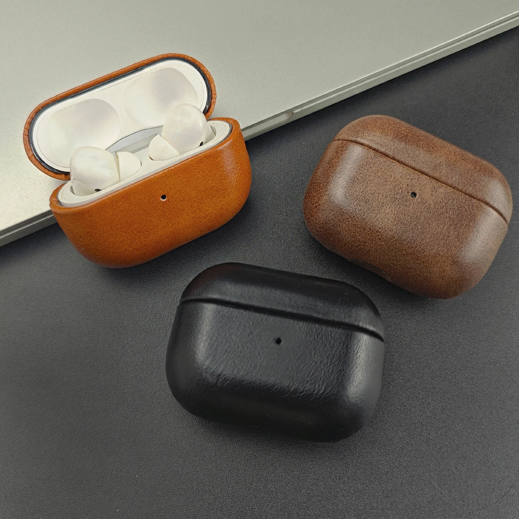 Leather protective case For AirPods Pro3 headphone case, AirPods pro/pro2/4/3/2 full cover headphone case