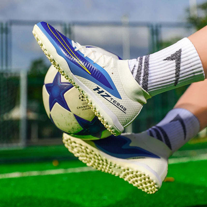 Soccer Cleats for Mens Womens Indoor Turf Soccer Shoes Youth TF Training Football Boots Unisex
