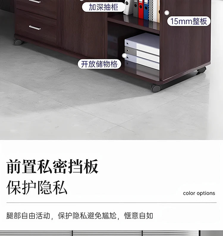 Cabinet Aesthetic Modern Desk Black Unique Gaming Computer Office Desk Design Writing Biurka Komputerowe Home Accessories