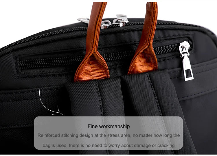 Men Backpacks Women Oxford Waterproof Rucksack Business Computer Bag Casual Travel Backpack Senior High School Student Schoolbag