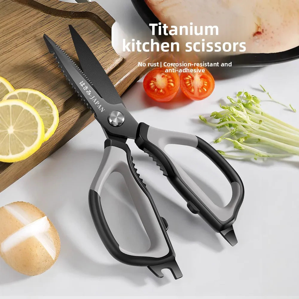 Kitchen Scissors All Purpose  kitchen gadgets utensils Stainless Steel Cooking Shears for Cutting Meat Food Fish Poultry