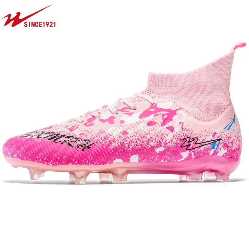 FG Studs Double Star Soccer Cleats with Anti Slip Grip for Superior Traction and Stability on Field
