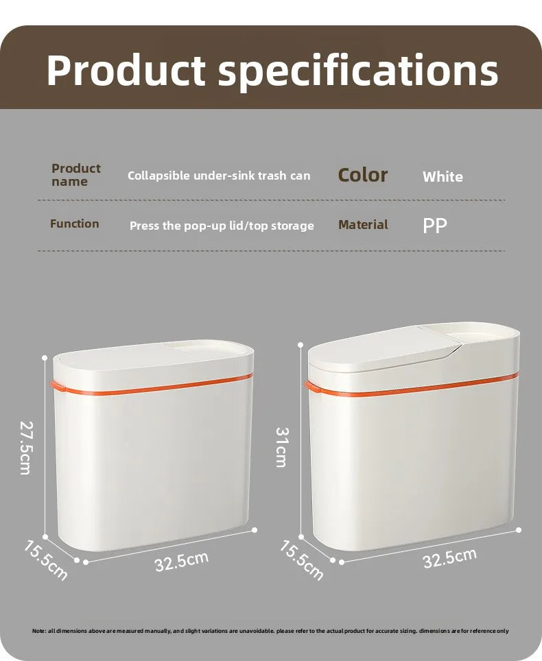 Trash can household large capacity bathroom kitchen new with lid