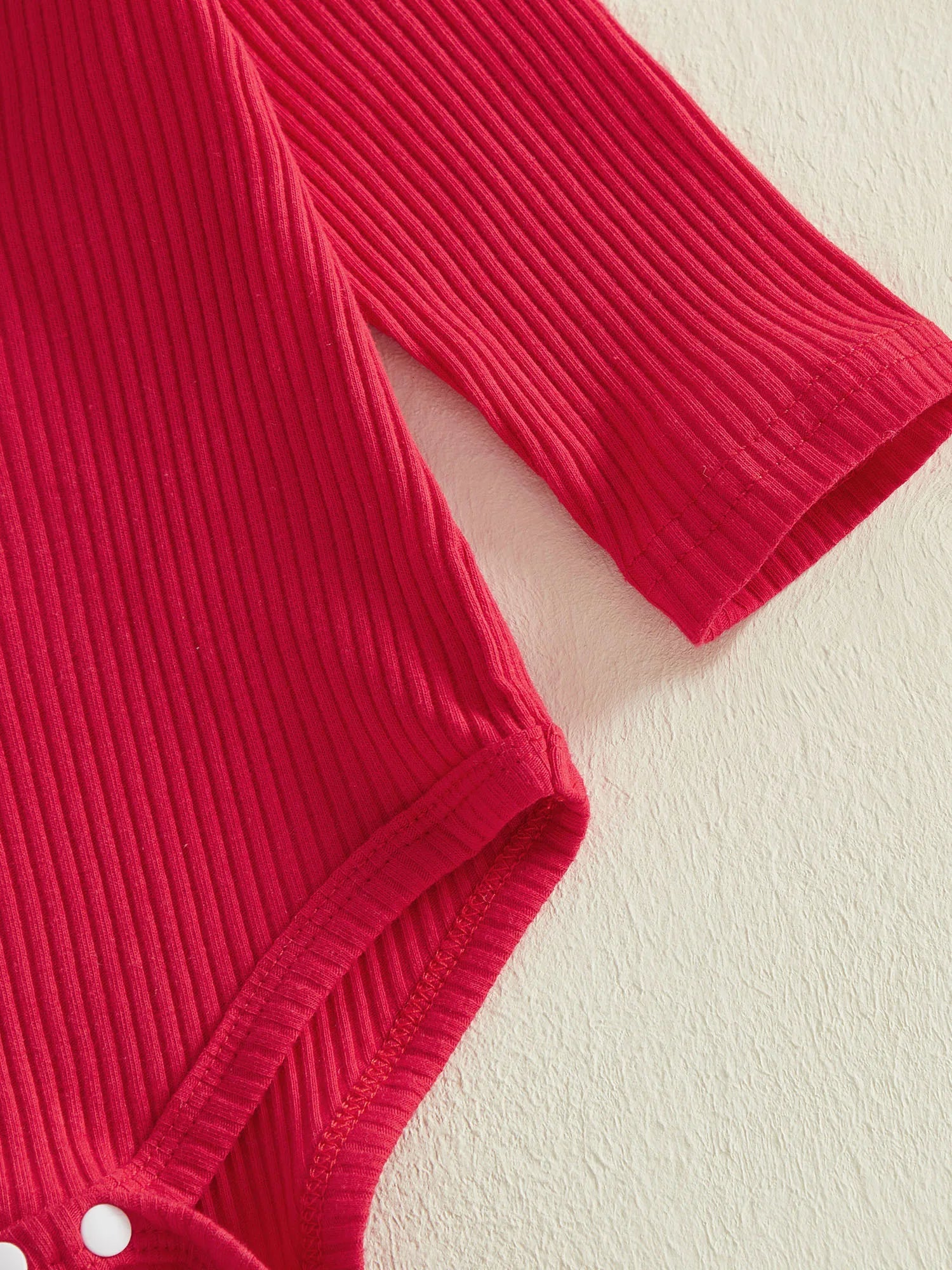 Baby Girls Fall Outfit, Long Sleeve Romper with Cherry Print Pants and Headband Clothing Set