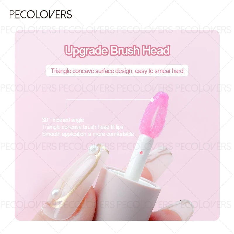 1PC Moisturizing Lip Gloss, High Gloss, Non-sticky, Lightening Lip Lines, Fruity Flavor, Suitable for Autumn and Winter Use