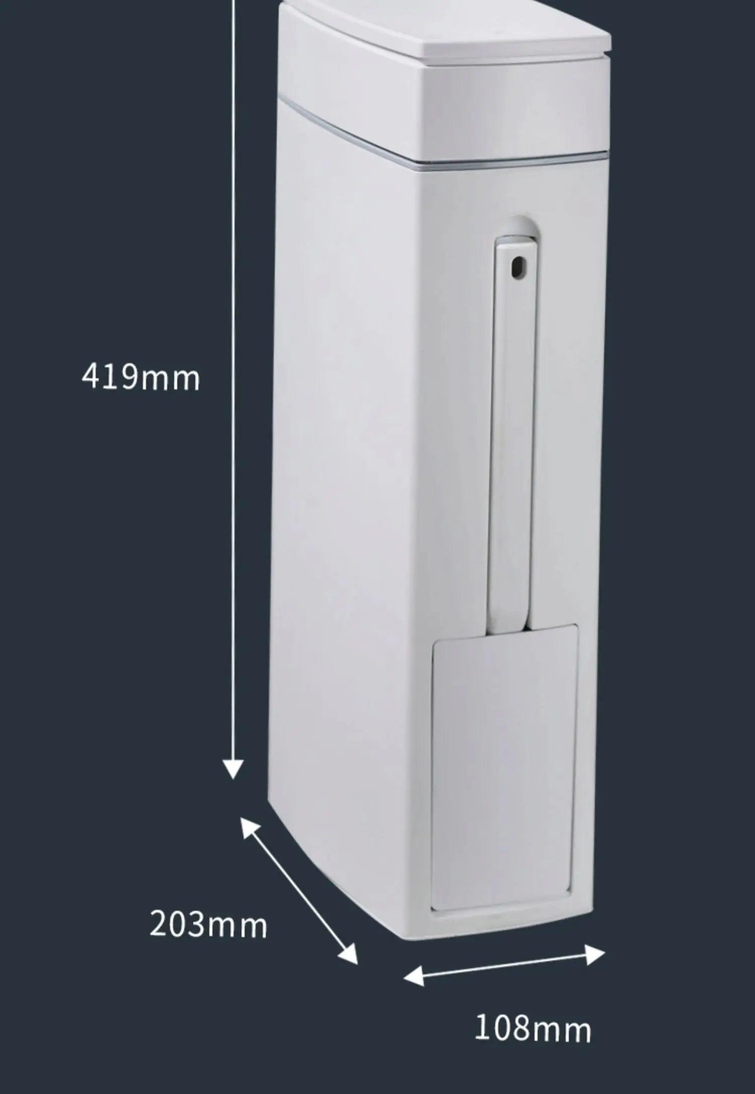 Batoom Toilet Bru Inteated Waste Bin Pr pe Covered Home Use Batoom Auatic Paaging Paper Barrel