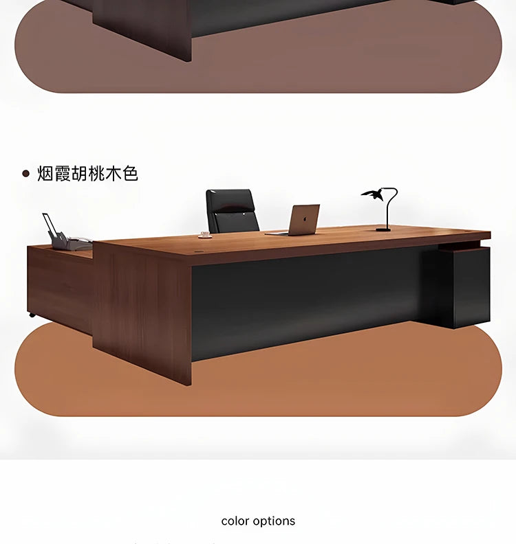 Cabinet Aesthetic Modern Desk Black Unique Gaming Computer Office Desk Design Writing Biurka Komputerowe Home Accessories