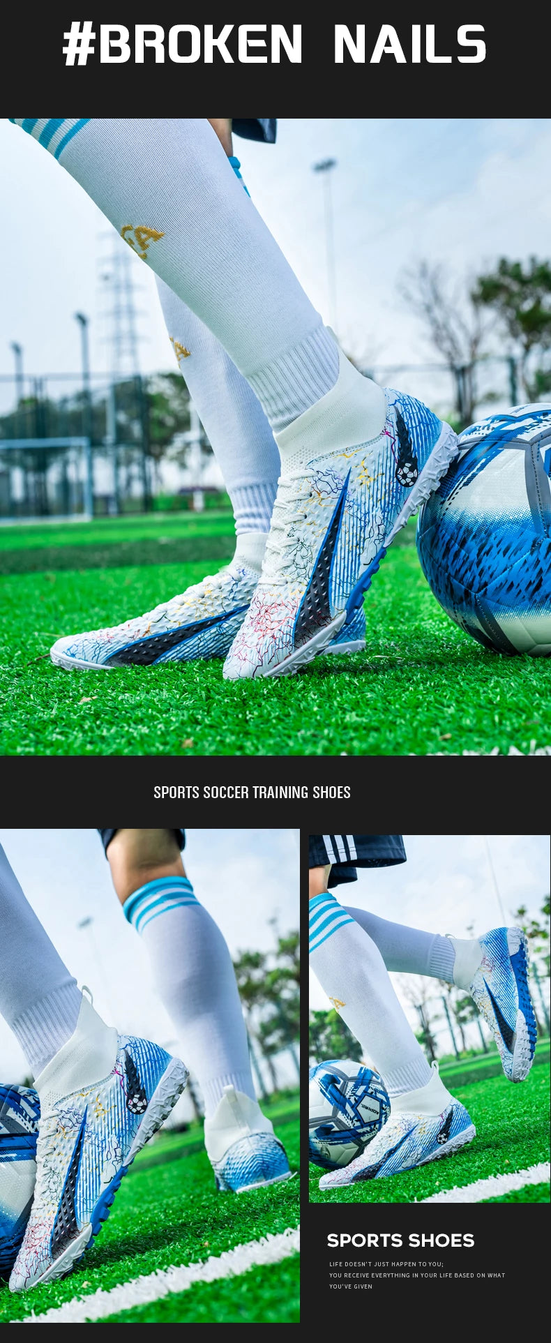 Men Soccer Shoes Kids Football Boots Women Professional Soccer Cleats Antiskid Chaussure TF/FG Outdoor Athletic Football Shoes