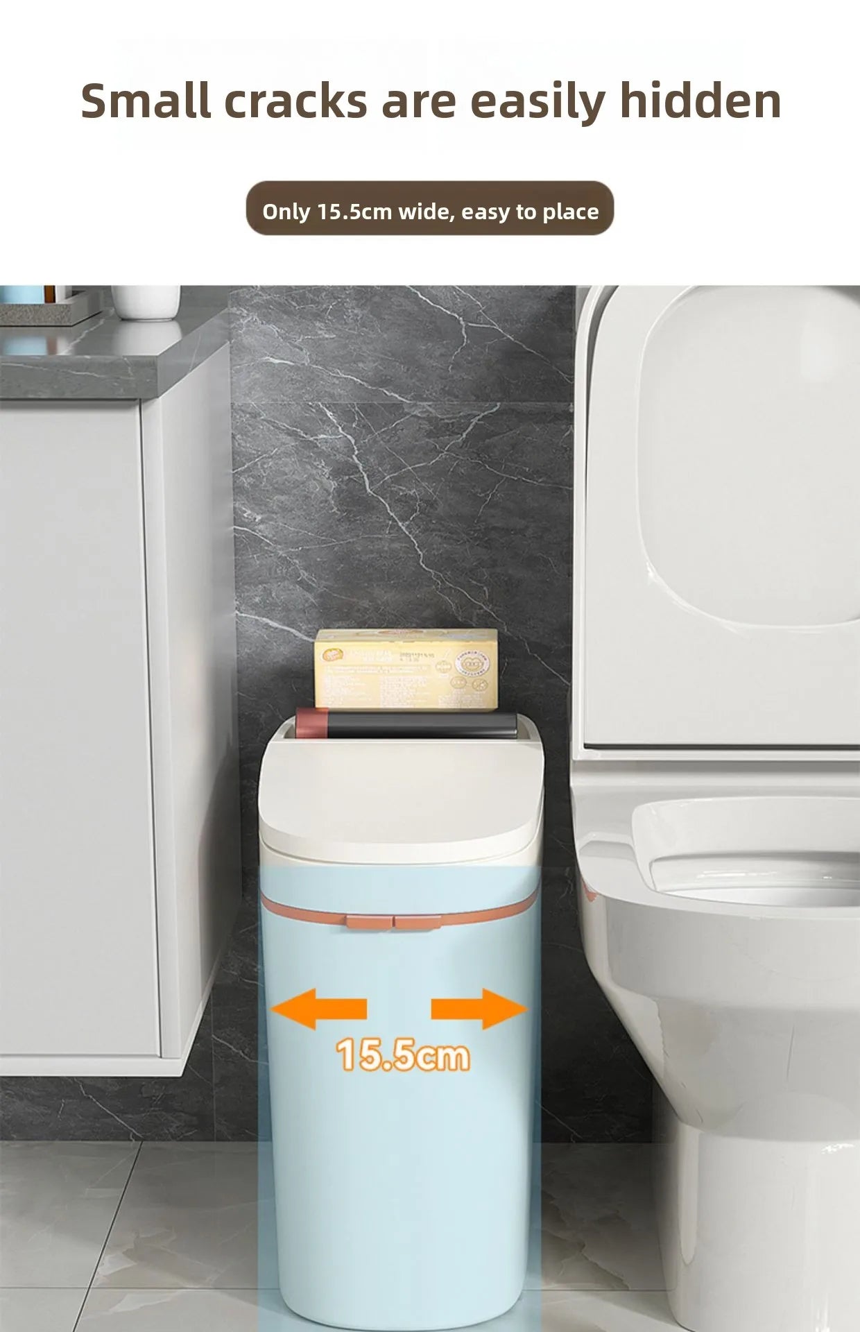 Trash can household large capacity bathroom kitchen new with lid