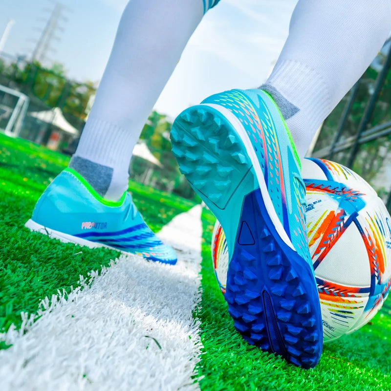 Soccer Shoes Men's Women TF/FG Football Boots Non-Slip Cleats Traning Grass Sneakers Teenagers Outdoor Breathable Sport Footwear