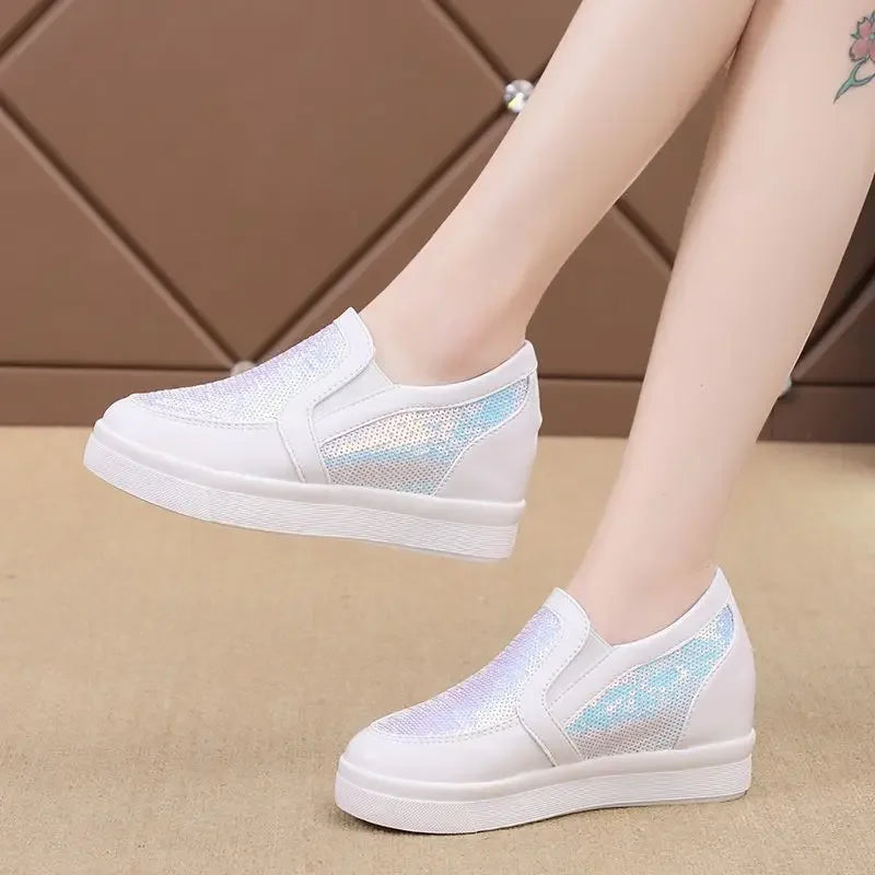 Spring Autumn Slip On Shoes for Women Y2k Fashion Trends 2025 Comfortable and Elegant Korean Original Offer New Woman Footwear