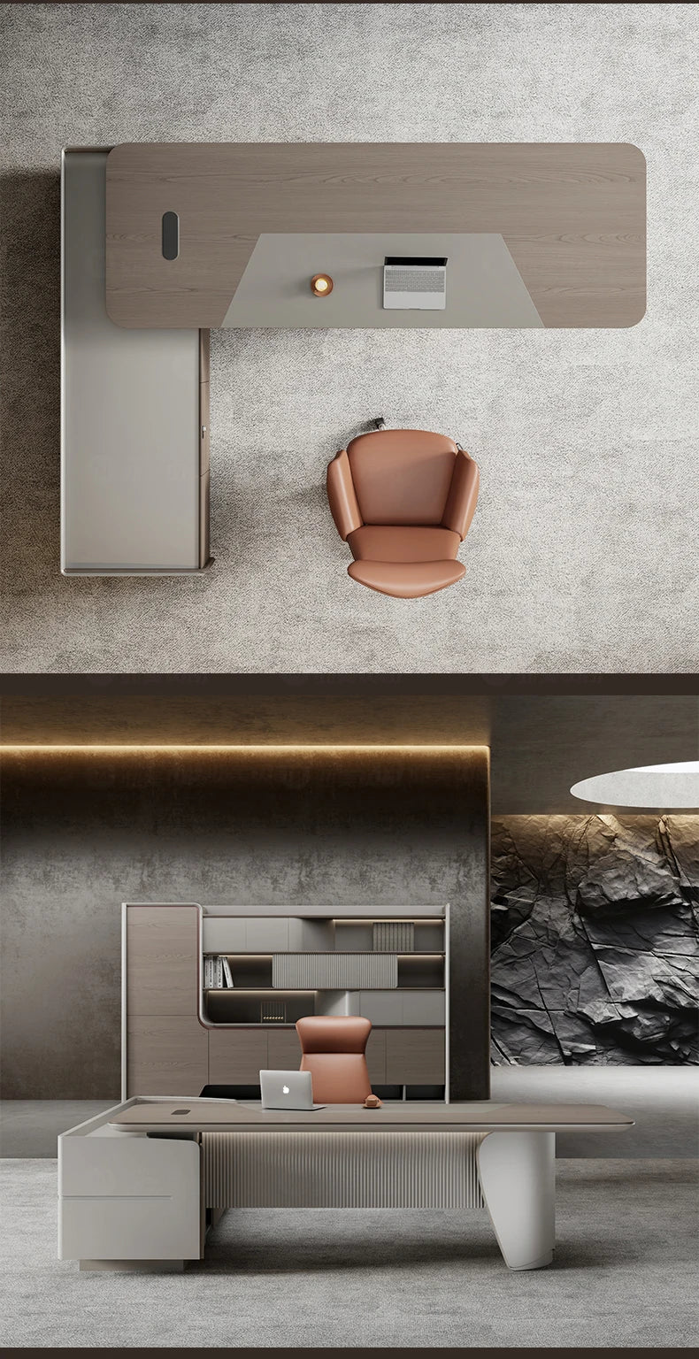 Contemporary Gaming Office Desk Luxury Modern Design Comfortable Workspace Organizer Escritorio Home Office Use Muebles Oficina