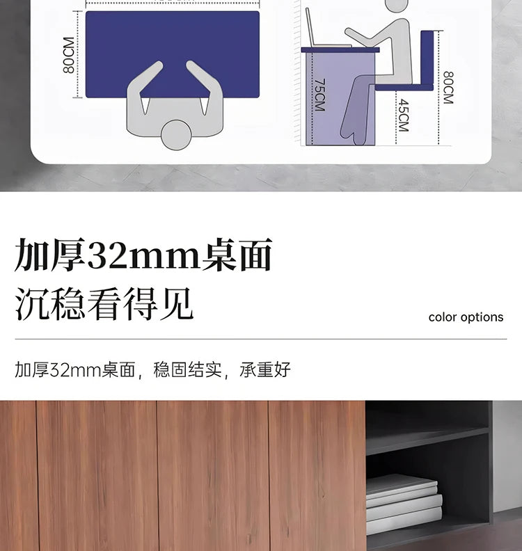 Cabinet Aesthetic Modern Desk Black Unique Gaming Computer Office Desk Design Writing Biurka Komputerowe Home Accessories