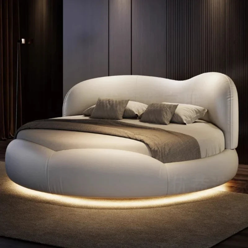 Girls Design Bed Double Luxury Children Bedroom Frame Simple Bed European Tatami Beauty Nordic Wooden Beliche Outdoor Furniture