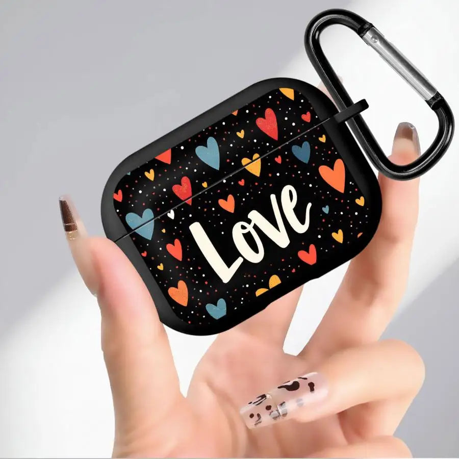 Earphone Cases Cover Case For Airpods 1 Pro3 2 3 Pro2 4 Pro Color Heart Love