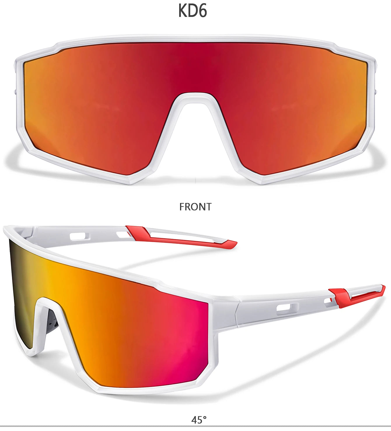 Trendy Fishing Sunglasses for Men and women Casual Windproof Eyewear with UV Protection for Outdoor Sports, Running Cycling